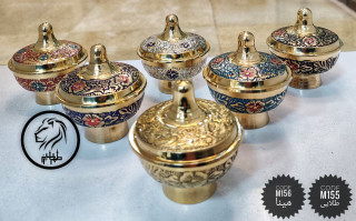 کشمش خوری نقلی 3 اینچ در 6 رنگ ( قرمز/مشکی/سفید/فیروزه ای/سورمه ای/طلایی) M155