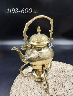 قوری وارمر سه پایه طرح طاووس کد1193
