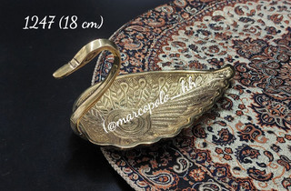 خرما خوری طرح پر برنجی هندی بصورت تکی کد1246
