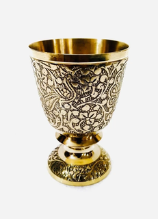 لیوان پایه دار طرح طاووس بصورت تکی کد 464