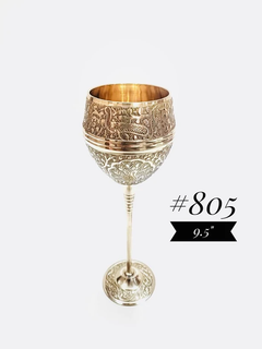 جام طرح طاووس سه خط پایه بلند 9.5 اینچ بصورت تکی کد805